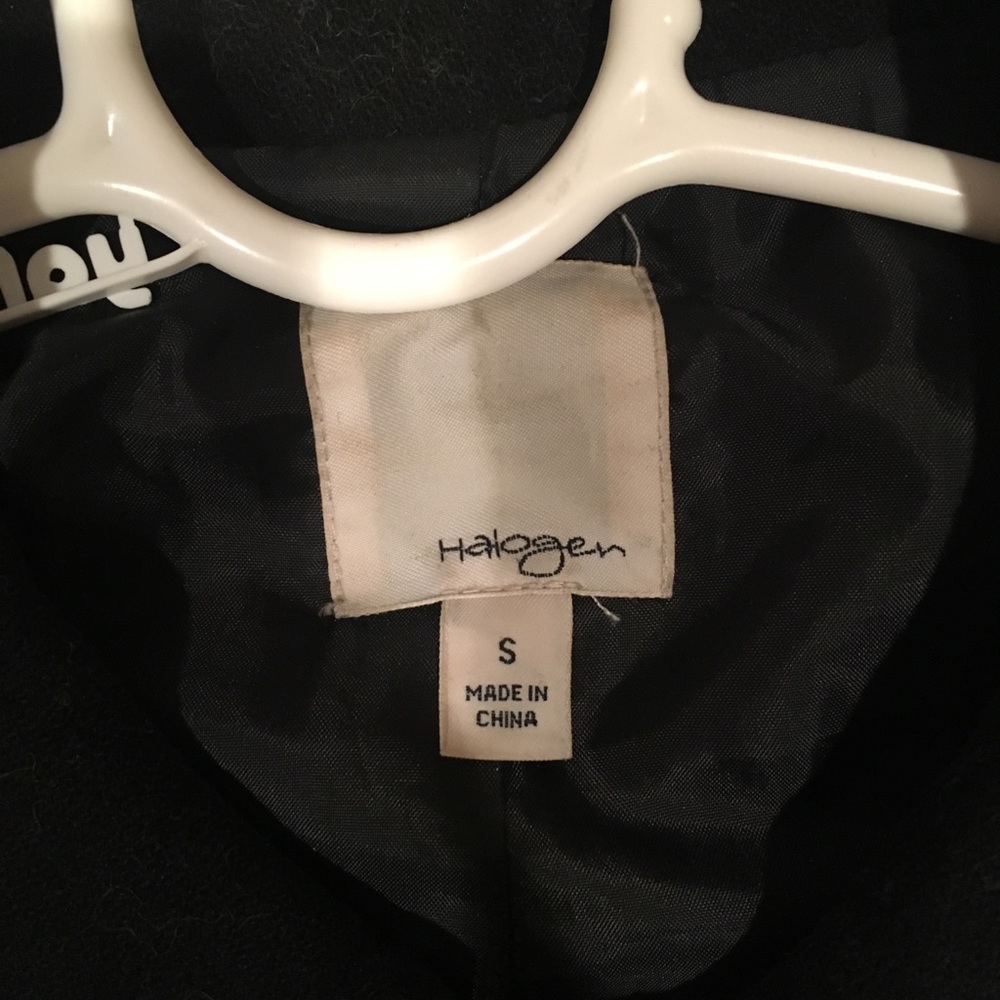 Halogen Wool Double Breasted Peacoat - image 3